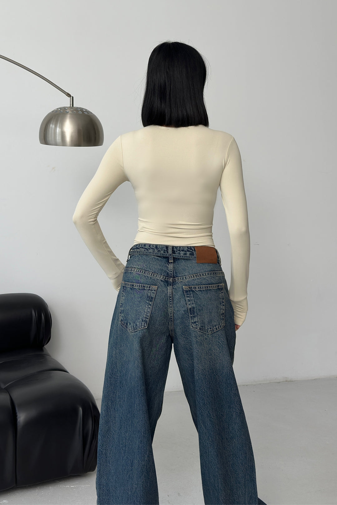 Routines Stretch Longsleeve Bodysuit - Beige 390