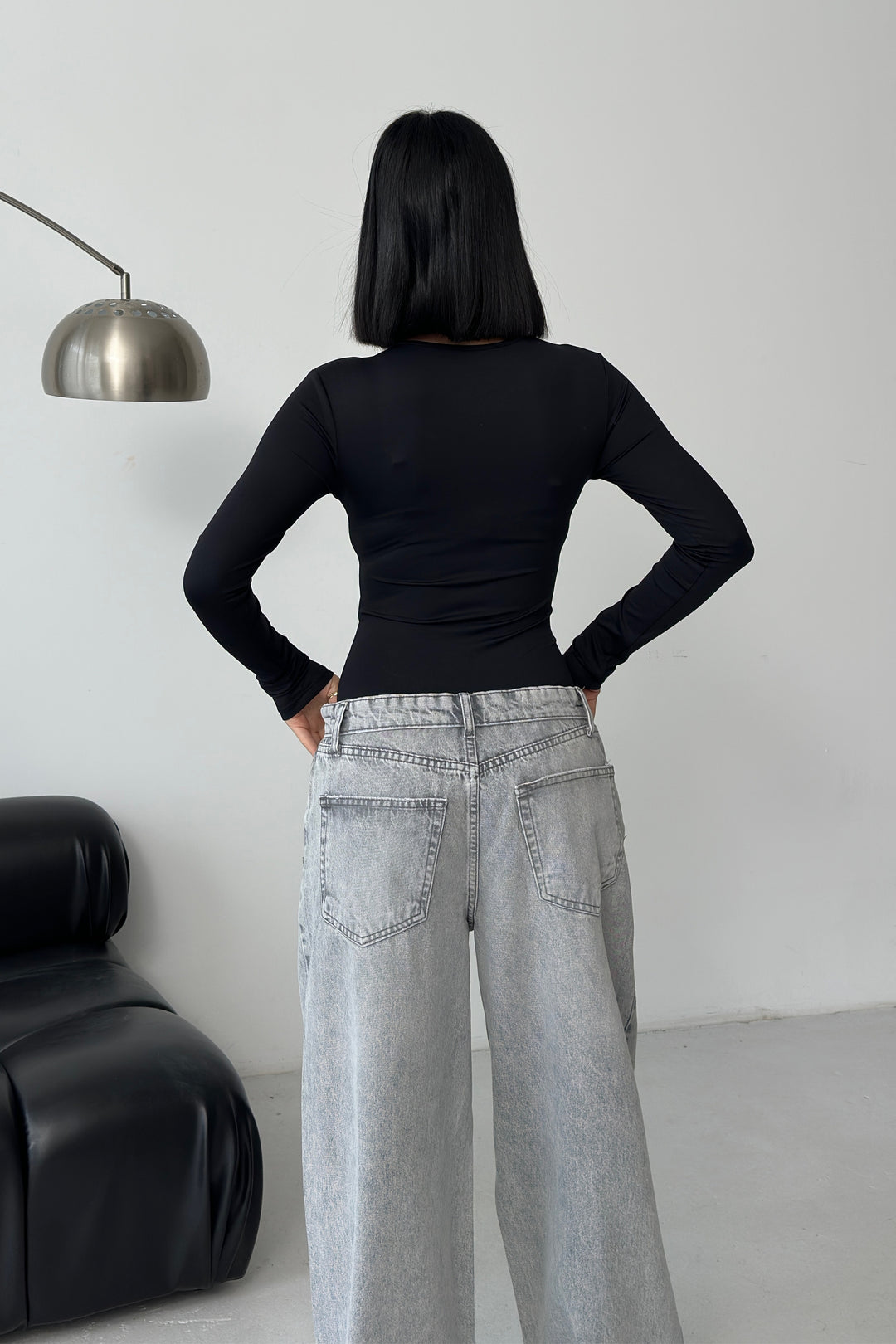 Routines Stretch Longsleeve Bodysuit - Black 390