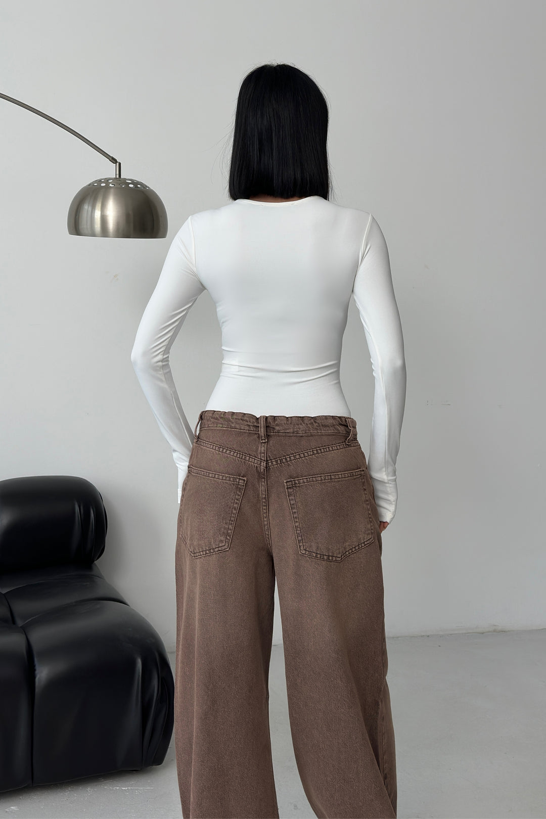 Routines Stretch Longsleeve Bodysuit - Cream 390