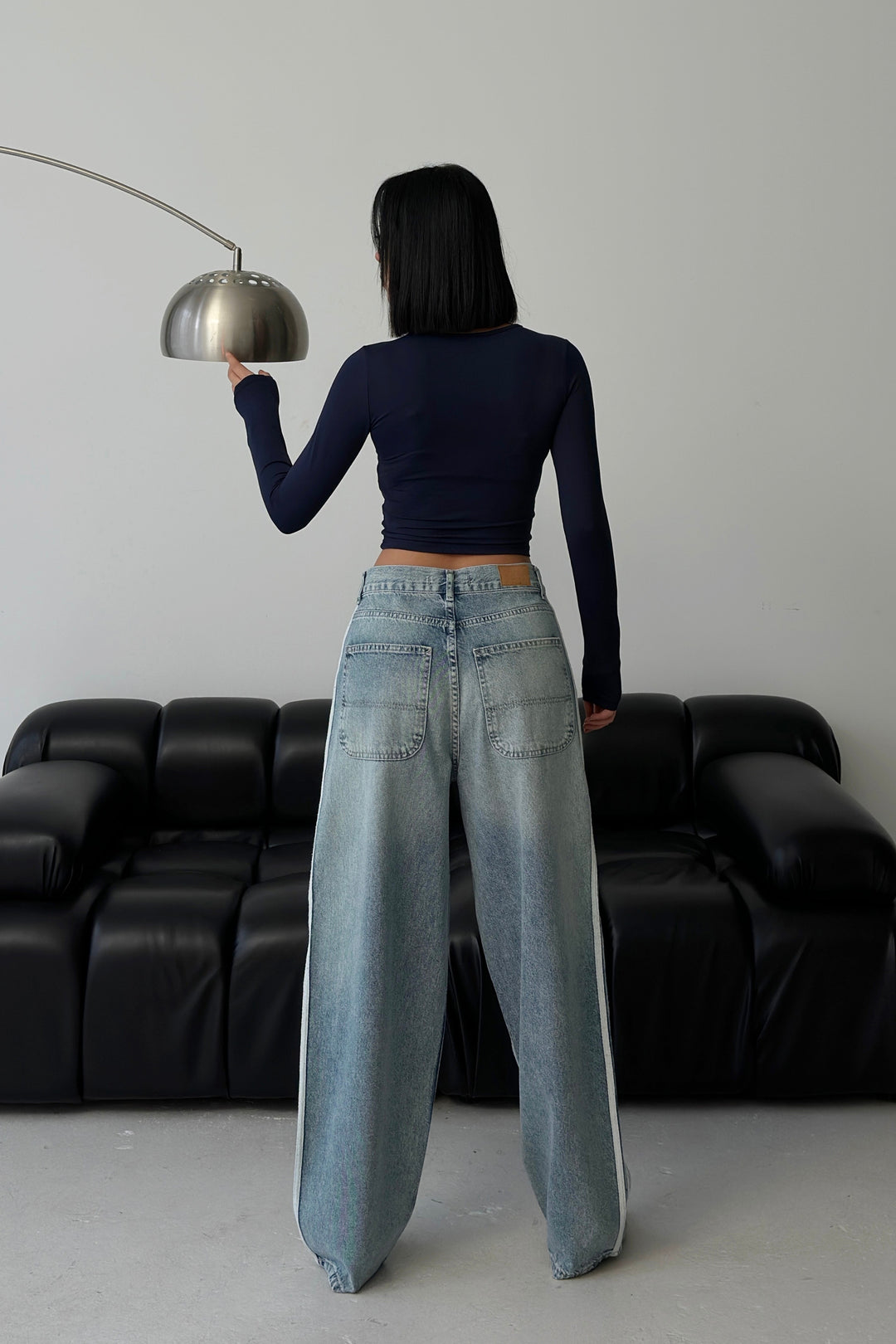 Routines Striped Baggy Skater Jeans 2952 Jeans Routines Fashion