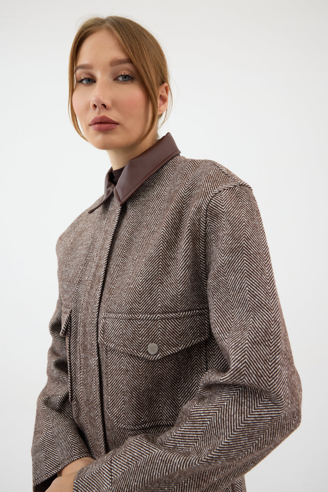 Routines Striped Two Piece Bomber Set - Brown 1018 Set Routines Fashion