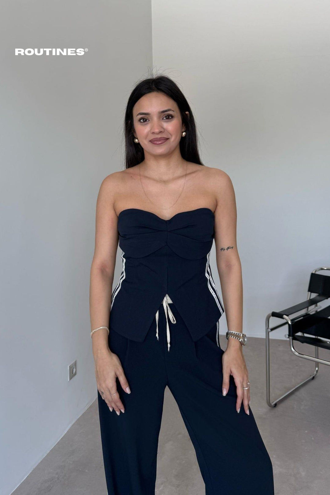 Routines Striped Two Piece Set 23295 Set Routines Fashion