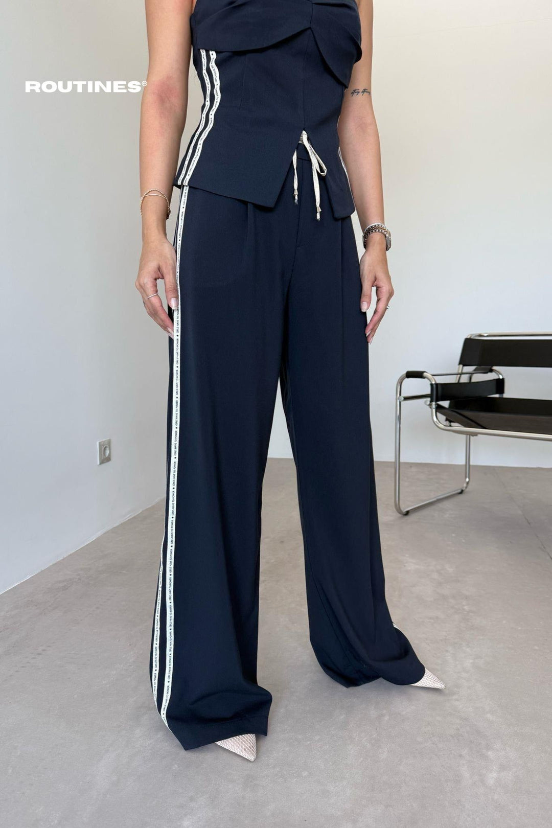 Routines Striped Two Piece Set 23295 Set Routines Fashion