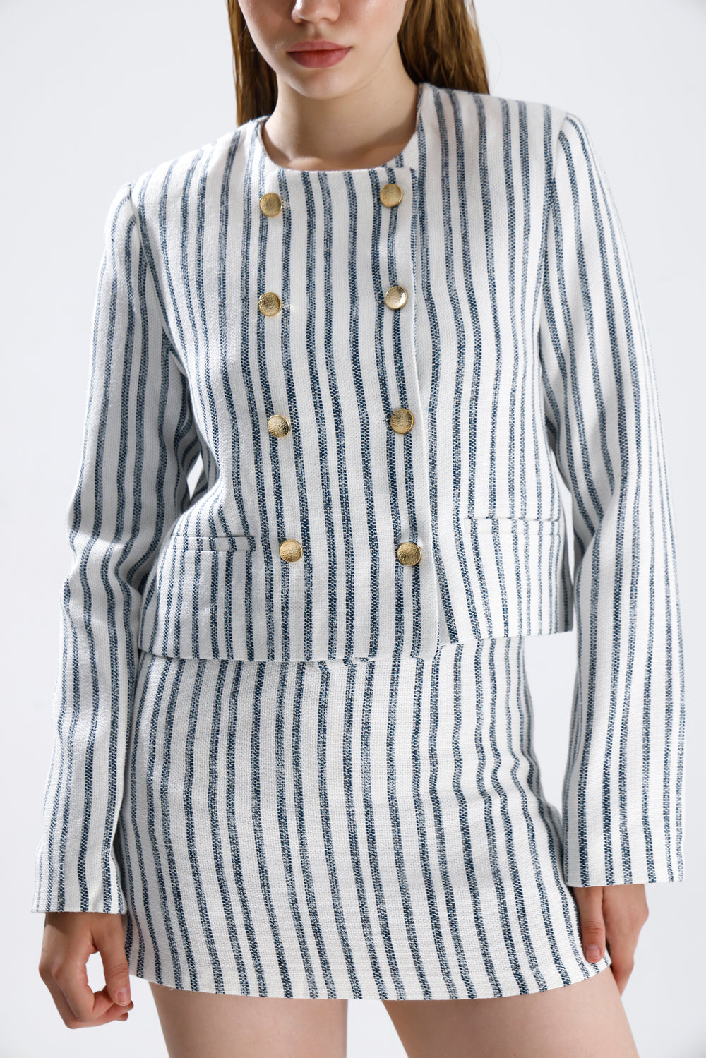 Routines Striped Two Piece Skort Set 9481 Set Routines Fashion