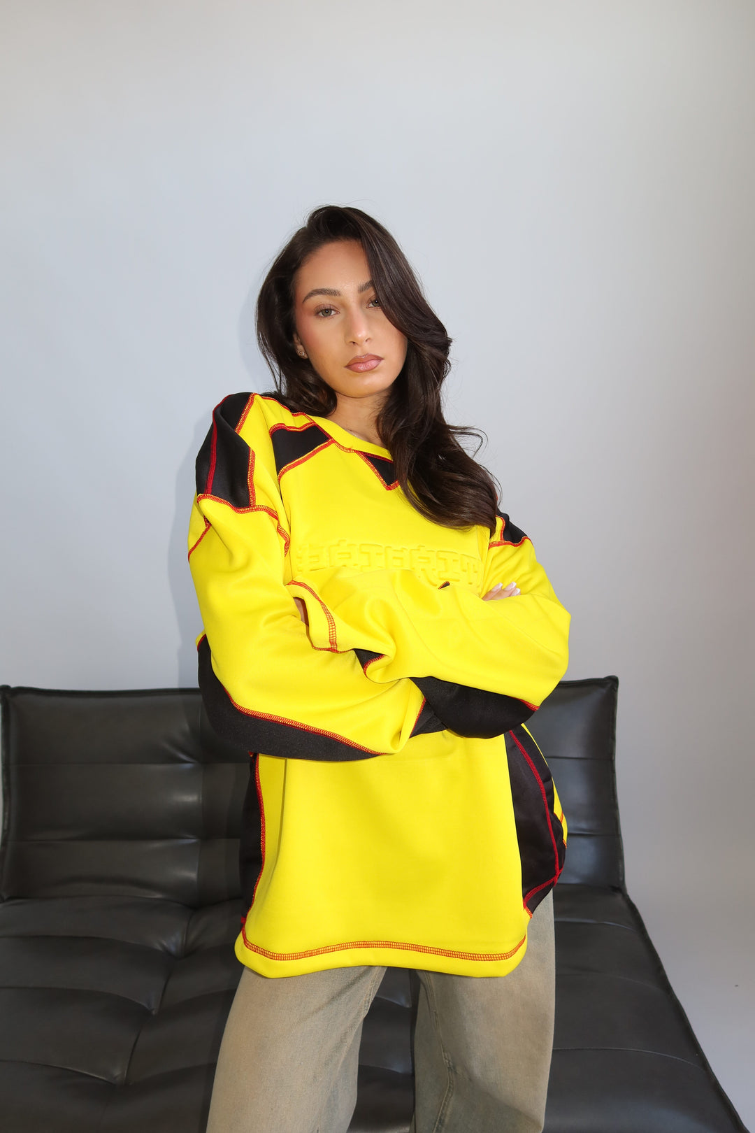 Routines Tokyo Embossed Longsleeve - Yellow 1993 T-Shirt Routines Fashion