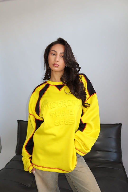 Routines Tokyo Embossed Longsleeve - Yellow 1993 T-Shirt Routines Fashion