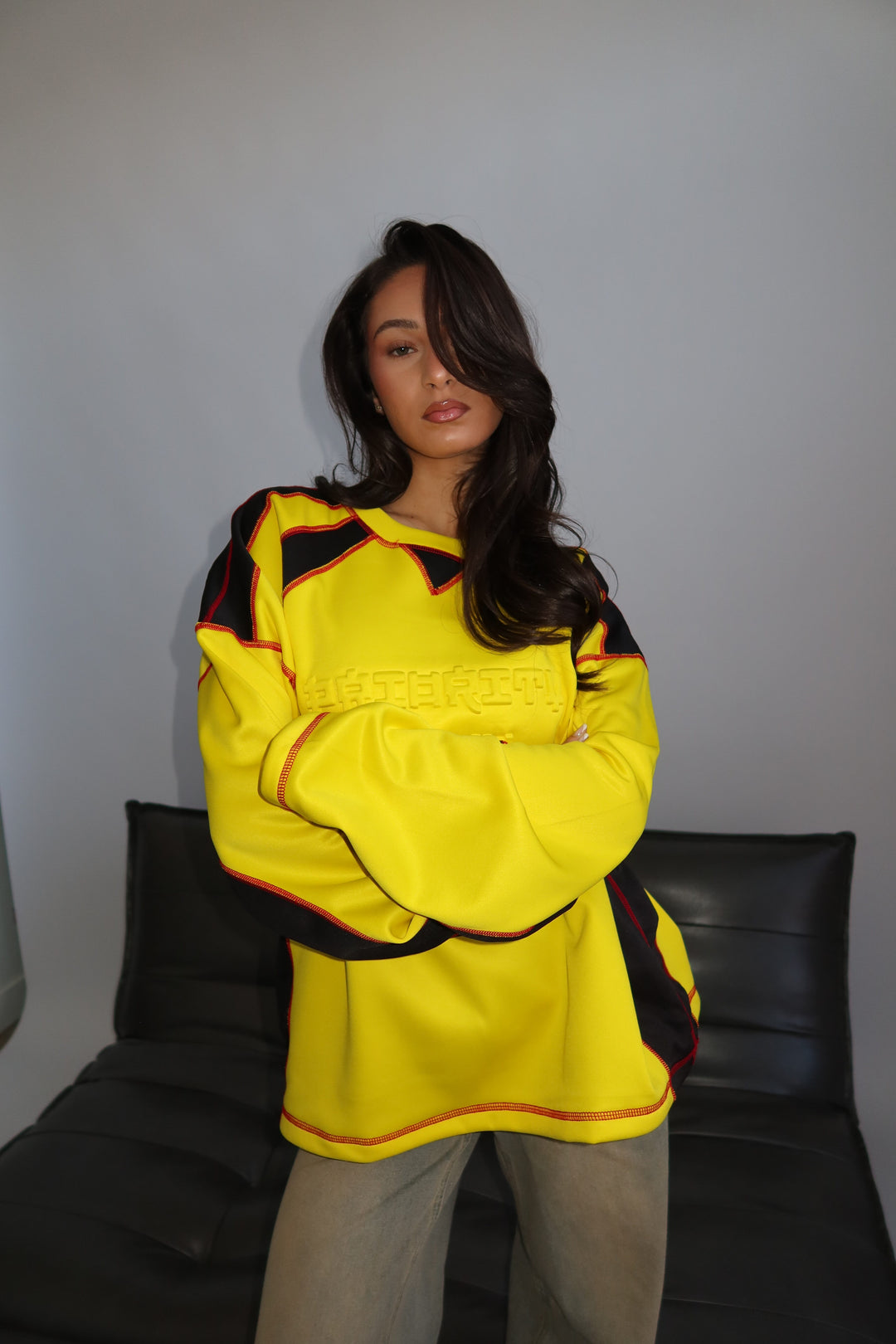 Routines Tokyo Embossed Longsleeve - Yellow 1993 T-Shirt Routines Fashion