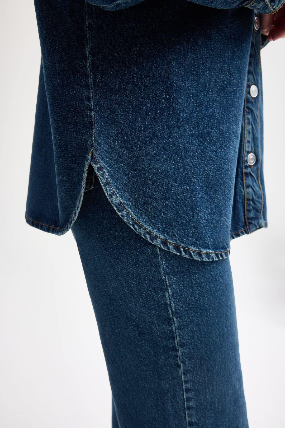 Routines Two Piece Denim Set - Blue - Tall 1444-1