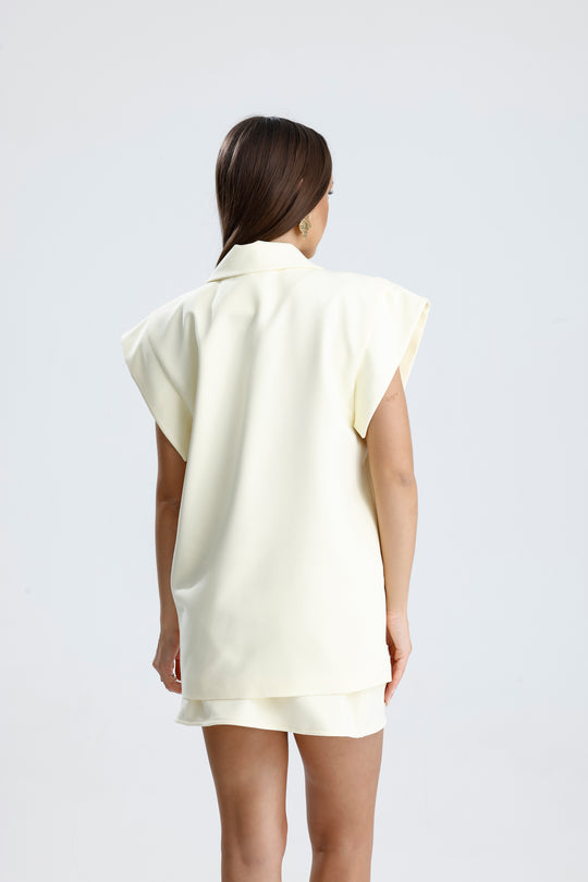 Routines Two Piece Gilet Set - Butter Yellow 905211 Set Routines Fashion
