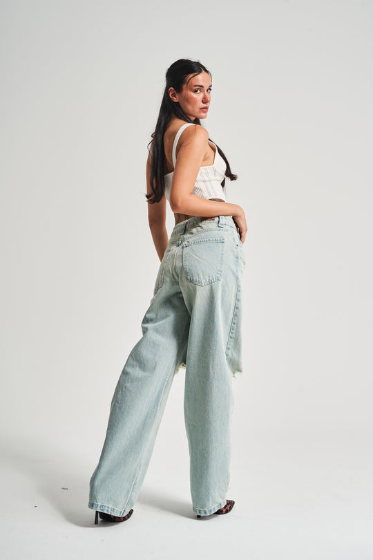 Routines Vintage Ripped Baggy Jeans 3495 Jeans Routines Fashion