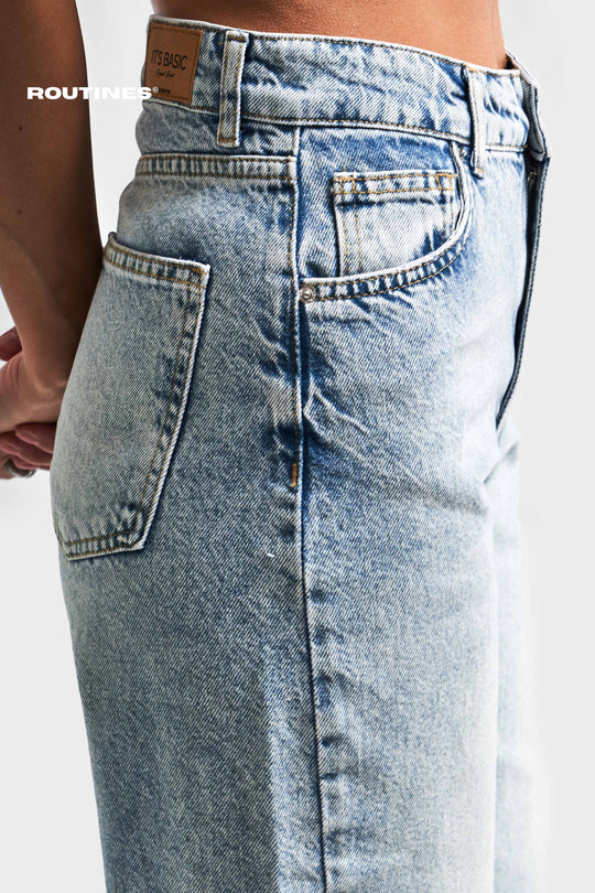 Routines Washed Straight Leg Jeans 2478 Jeans Routines Fashion