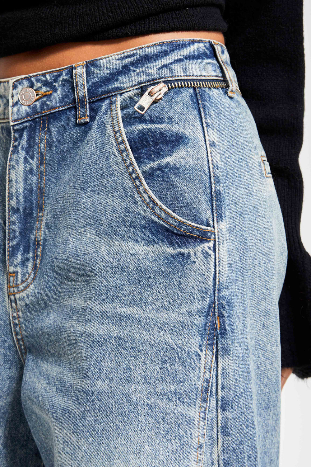 Routines Zippers Detailed Jeans 4221 Jeans Routines Fashion