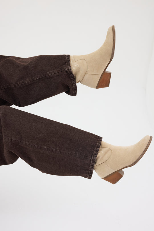 Routines Baggy Straight Jeans - Washed Brown 5242