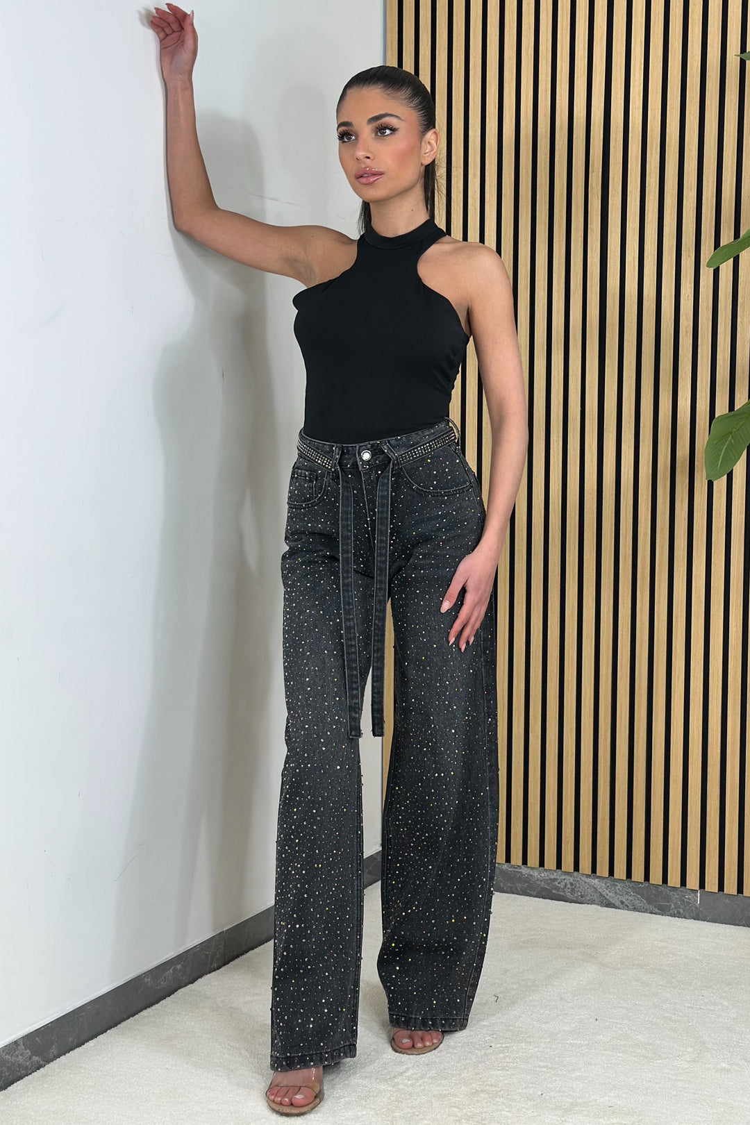 Routines Belted Diamonds Straight Leg Jeans 3301 Jeans Routines Fashion