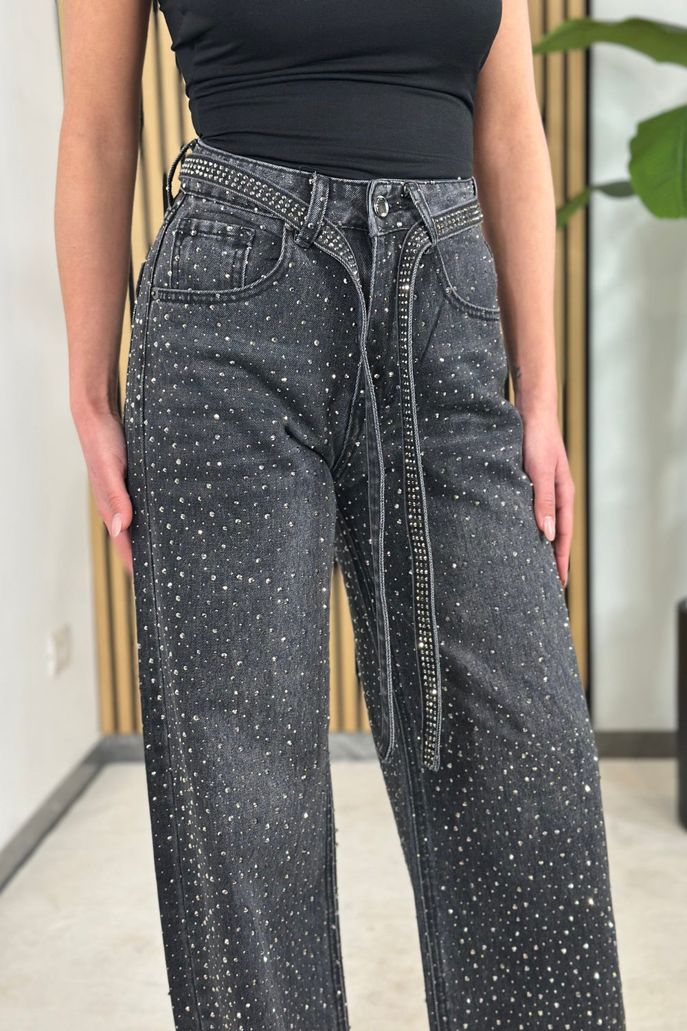 Routines Belted Diamonds Straight Leg Jeans 3301 Jeans Routines Fashion