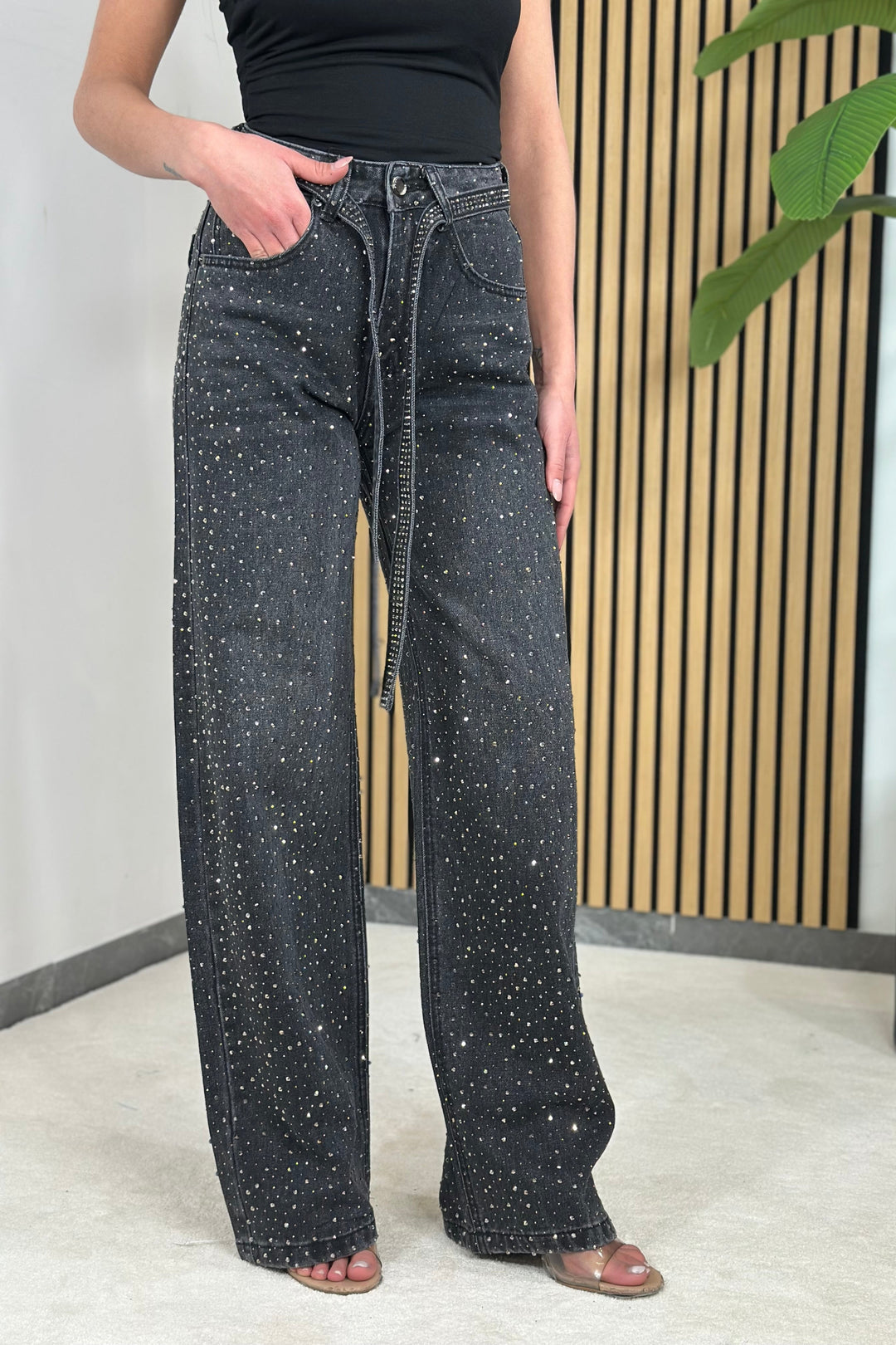 Routines Belted Diamonds Straight Leg Jeans 3301 Jeans Routines Fashion