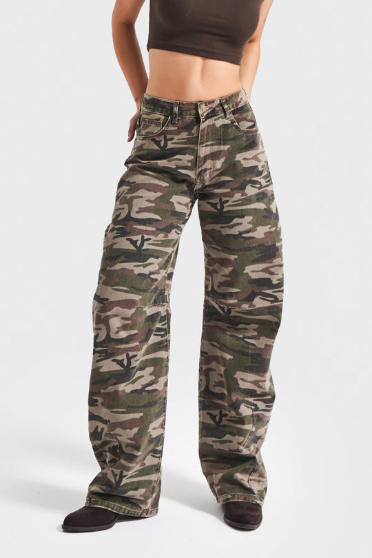 Routines Camouflage Baggy Jeans 4410 Jeans Routines Fashion