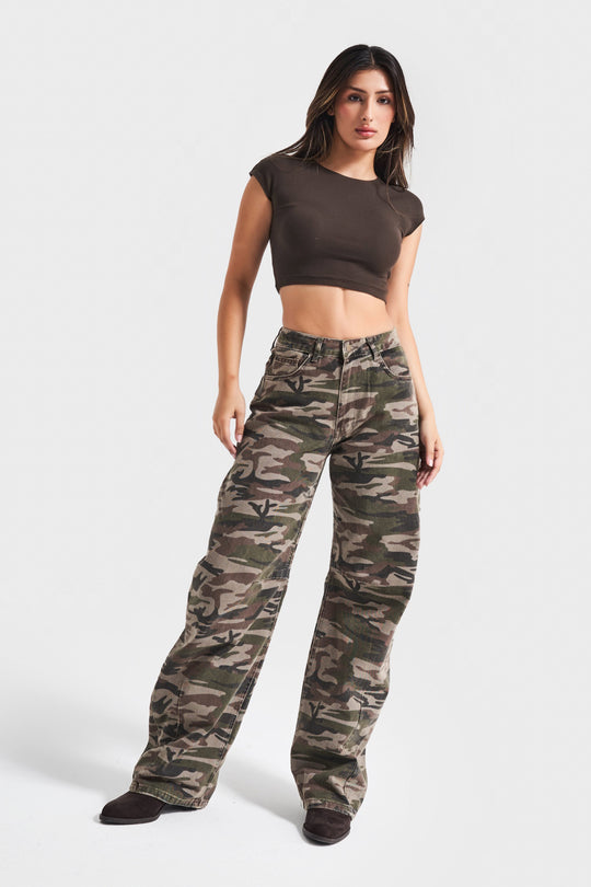 Routines Camouflage Baggy Jeans 4410 Jeans Routines Fashion