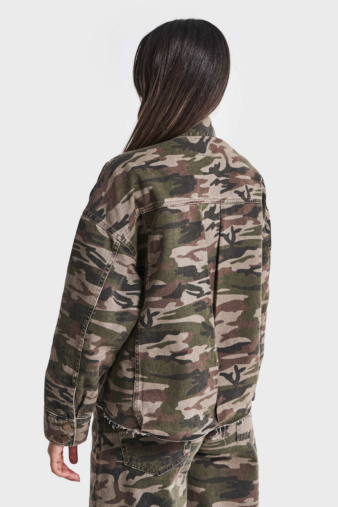 Routines Camouflage Denim Jacket 4411 Jacket Routines Fashion