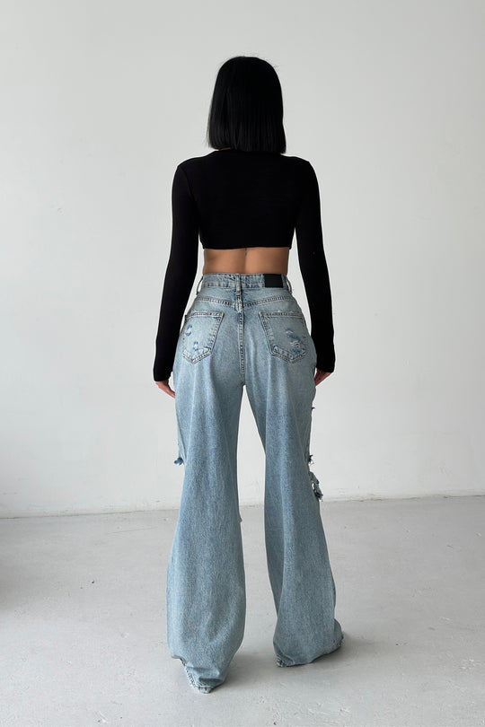 Routines Dirty Wash Ripped Jeans 1364-2