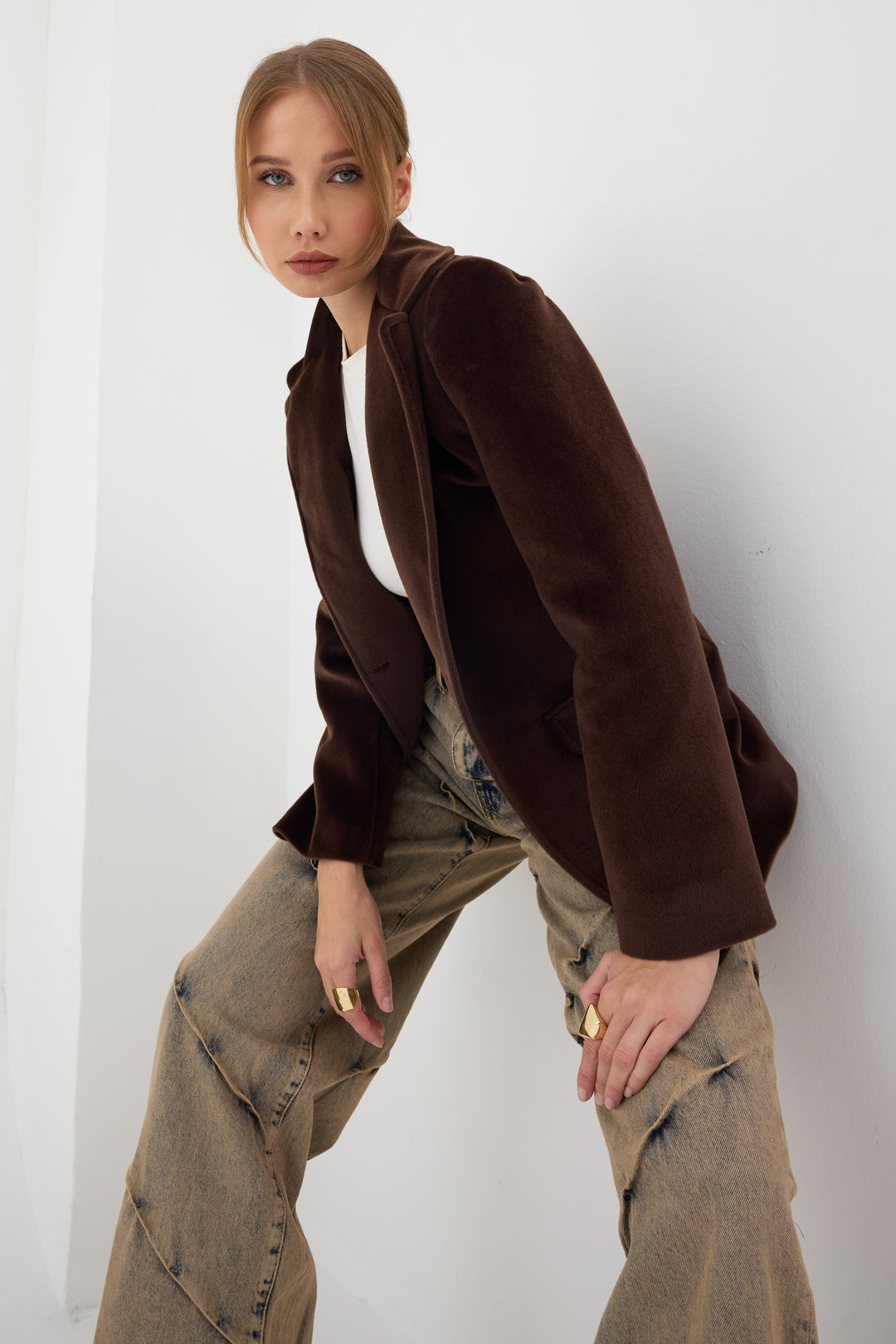 Routines Furry Blazer - Brown 9777