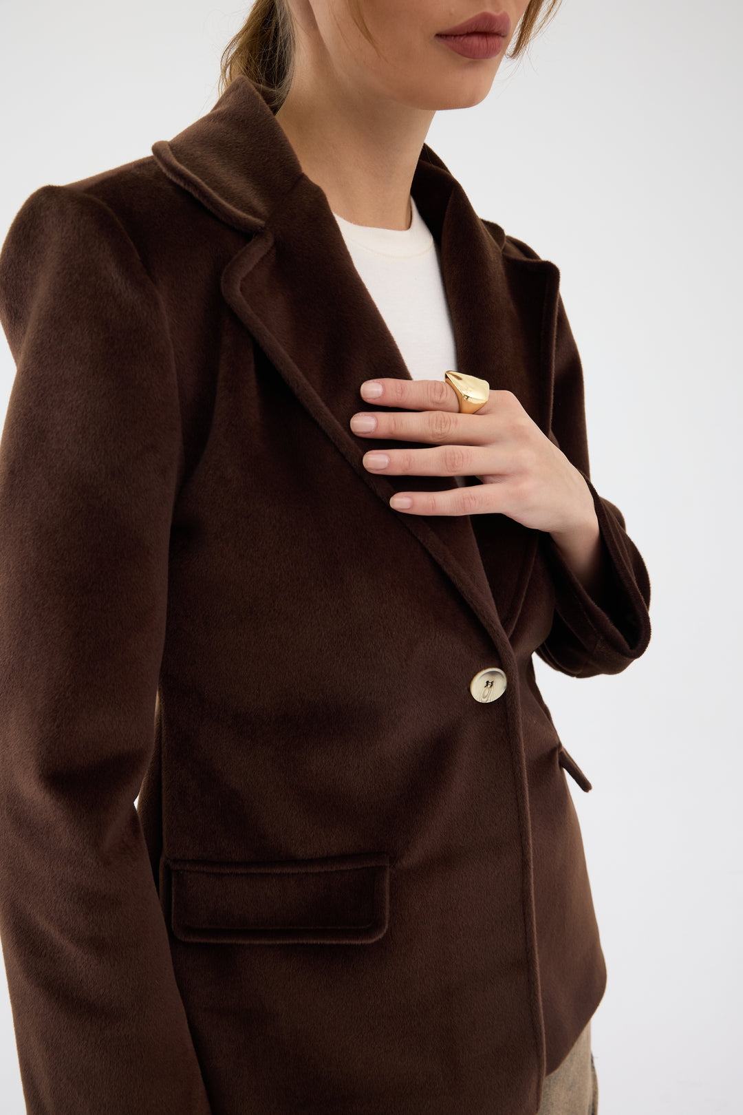 Routines Furry Blazer - Brown 9777