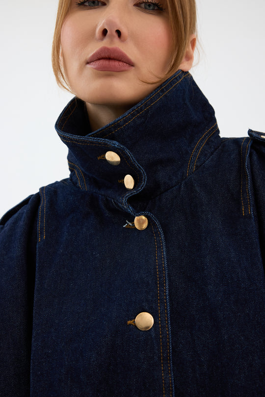 Routines Layer Denim Bomber Jacket 2054 Jacket Routines Fashion