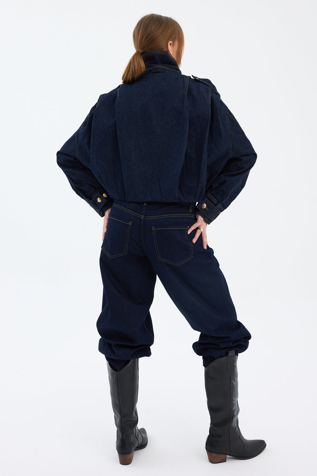 Routines Layer Denim Bomber Jacket 2054 Jacket Routines Fashion