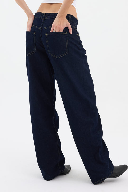 Routines Mid-waist Baggy Jeans 5510