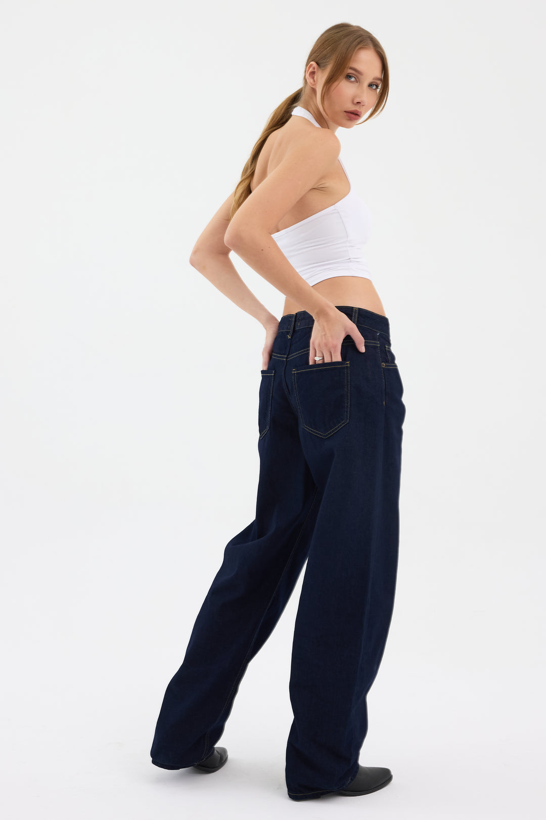 Routines Mid-waist Baggy Jeans 5510