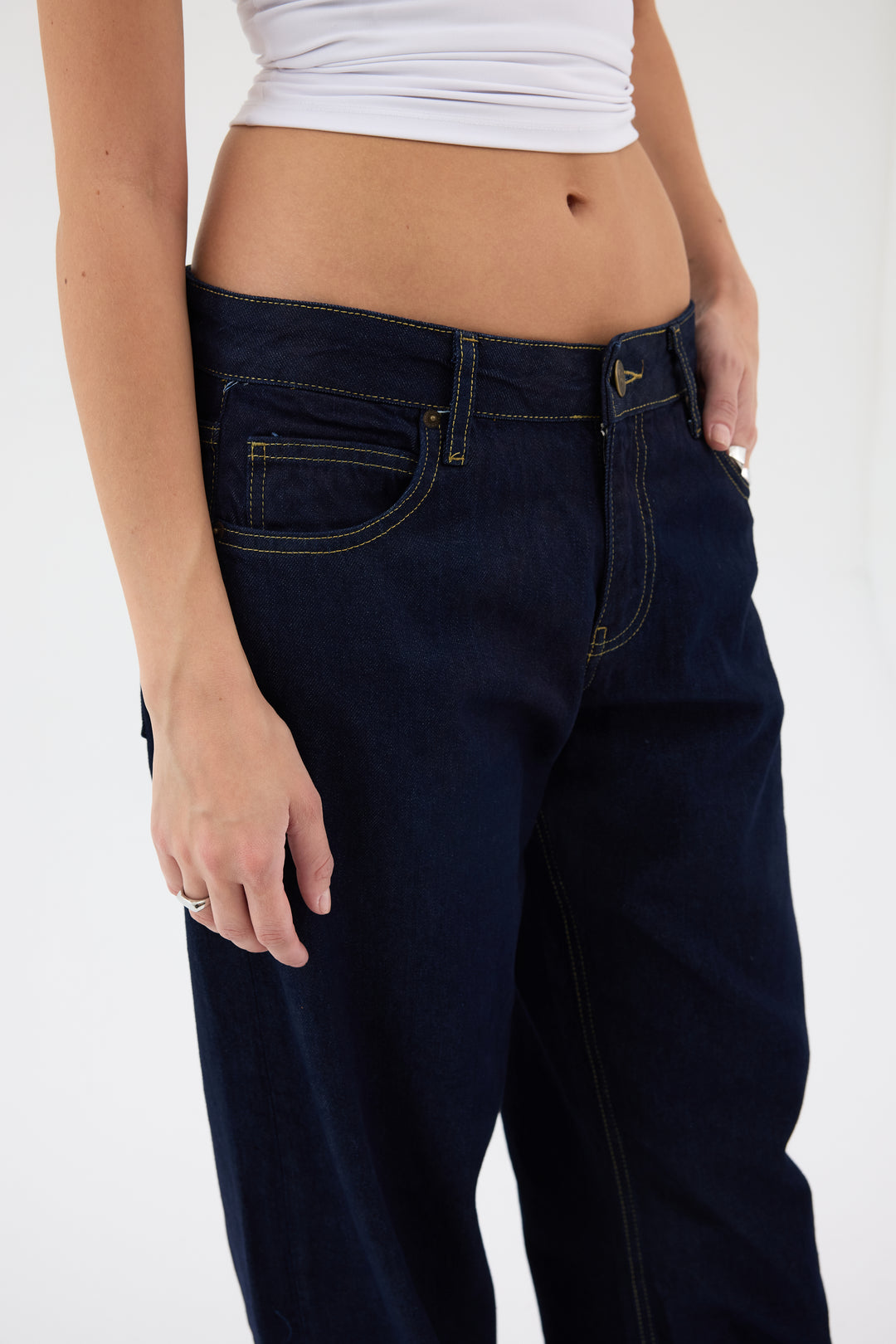 Routines Mid-waist Baggy Jeans 5510