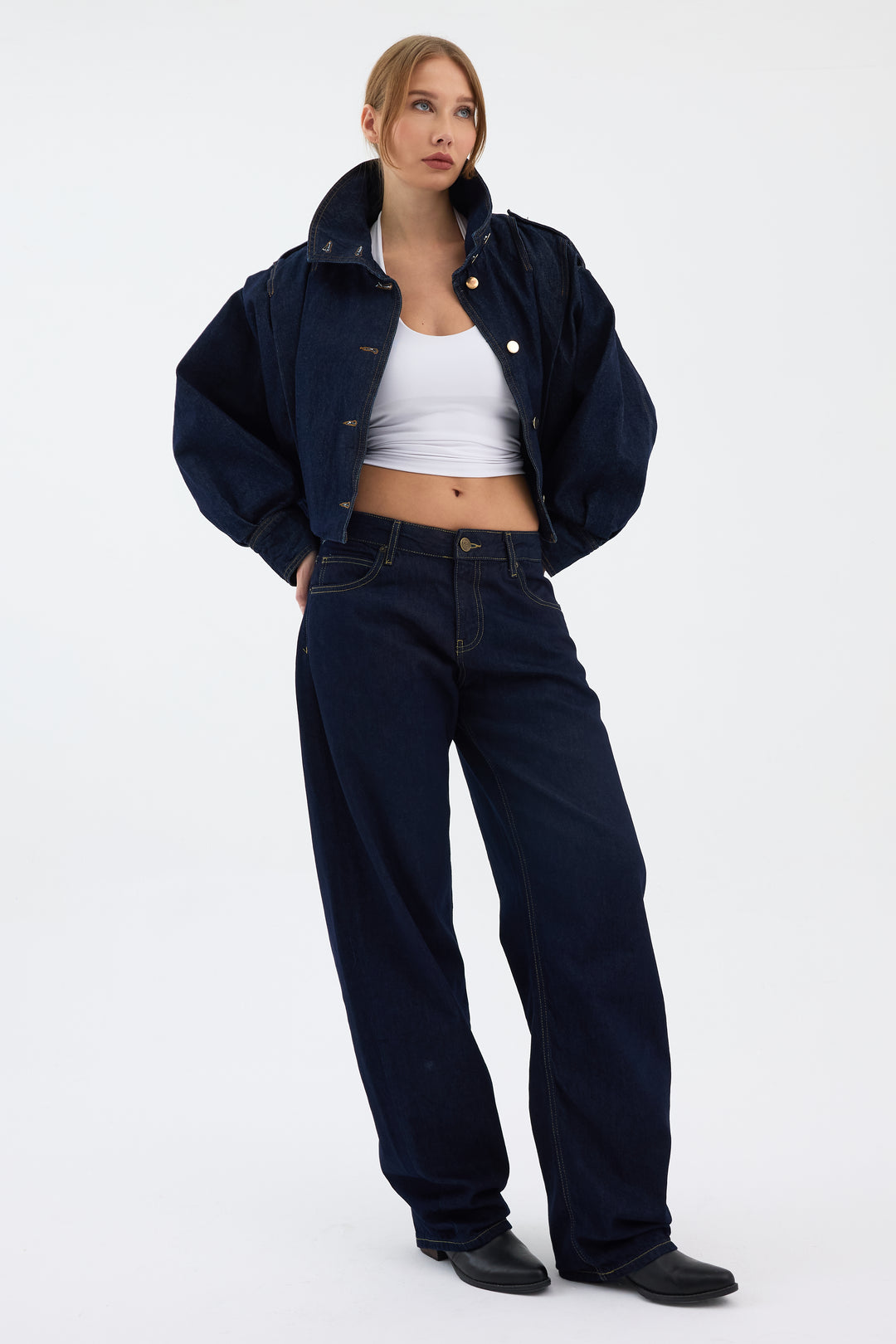 Routines Mid-waist Baggy Jeans 5510