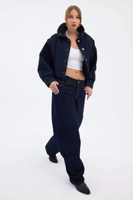 Routines Mid-waist Baggy Jeans 5510