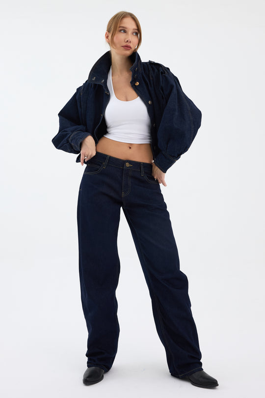 Routines Mid-waist Baggy Jeans 5510