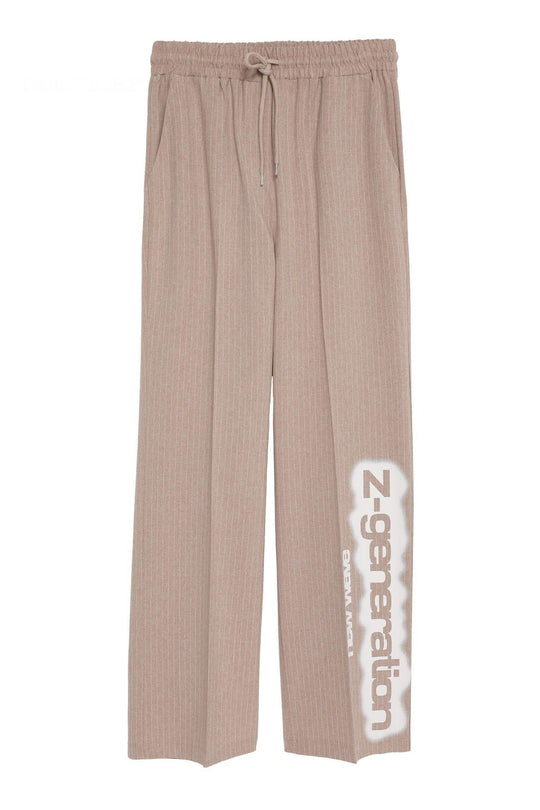 Routines Print Detailed Two Piece Suit - Beige 00038 Set Routines Fashion