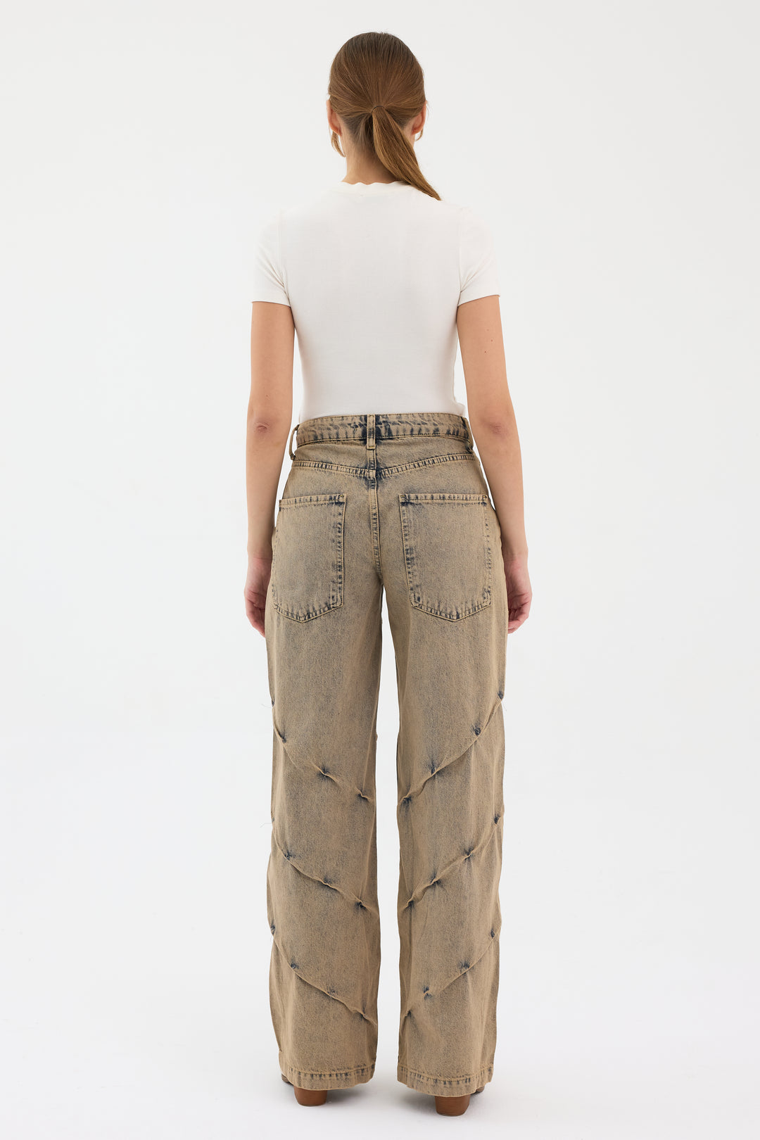 Routines Vintage Detailed Straight Jeans 5265