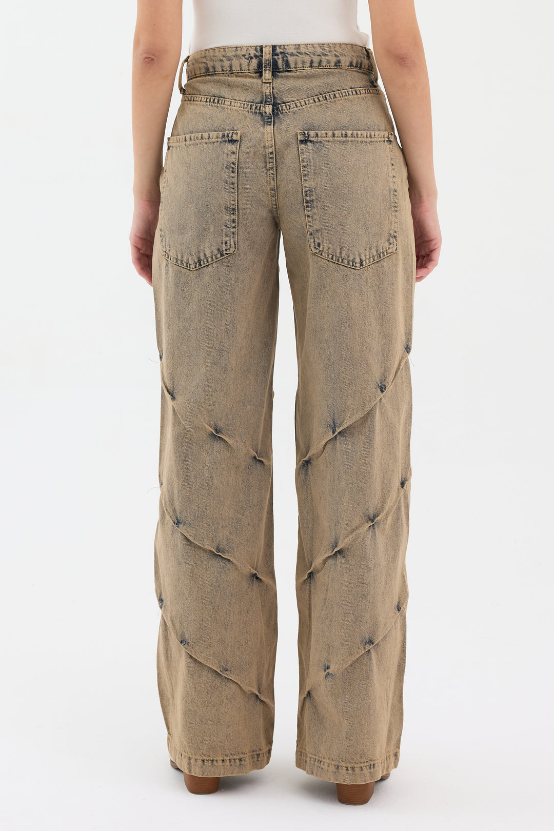 Routines Vintage Detailed Straight Jeans 5265