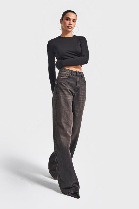 Routines Vintage Washed Straight Leg Jeans 3719 Jeans Routines Fashion